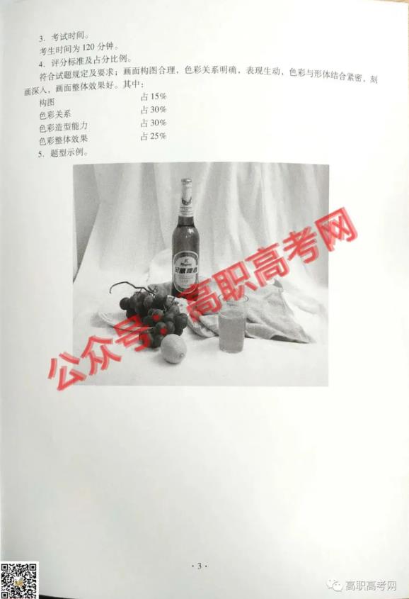 技能證書 | 美術(shù)高職高考詳解，附2021年高職高考《美術(shù)基礎(chǔ)》考試說(shuō)明及樣題